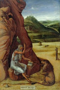 St. Jerome in the Wilderness, c.1450 by Giovanni Bellini